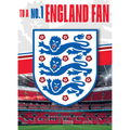 England Birthday Card, Officially Licensed Product an Official England FC Product