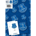 Everton Football Club Gift Wrap 2 Sheets & Tags an Official Everton FC Product