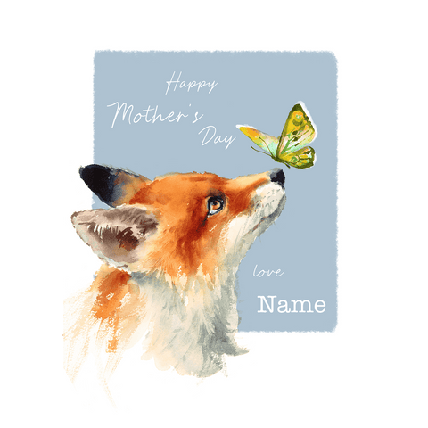 Fox Mother's Day Personalised Card by Animal Planet an Official Animal Planet Product