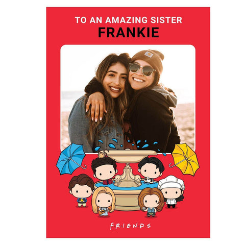Friends Any Name, Relation and Photo Card an Official Friends Product