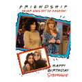 Friends Name and Photo Friendship Birthday Card an Official Friends Product