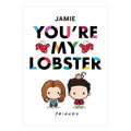 Friends Personalised Lobster Card - A5 Greeting Card an Official Friends Product