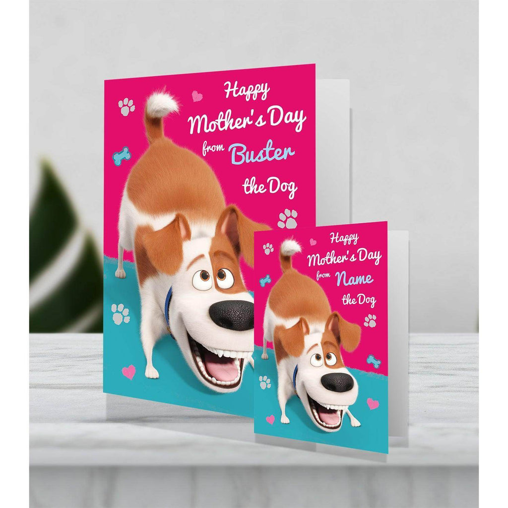 'From the Dog' Mother's Day Personalised Giant Card by Secret Life Of Pets an Official The Secret Life of Pets Product