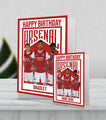Giant Personalised Arsenal FC Birthday Card an Official Arsenal FC Product