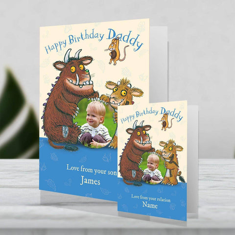 Giant Personalised Gruffalo Daddy Birthday Photo Card an Official The Gruffalo Product