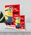 Giant Personalised Minion 'A Minion Reasons' Valentines Card an Official Despicable Me Minions Product