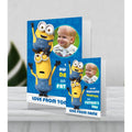Giant Personalised Minion Father's Day Photo Card an Official Despicable Me Minions Product