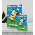 Giant Personalised Minions 'Tee-rific' Father's Day Card an Official Despicable Me Minions Product