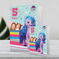 Giant Personalised My Little Pony Rainbow Birthday Photo Card- Any Age an Official My Little Pony Product