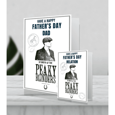 Giant Personalised Peaky Blinders Father's Day Card- Any Relation an Official Peaky Blinders Product