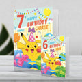 Giant Personalised Pokemon Any Age Birthday Card- Any name & age an Official Pokemon Product