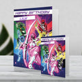 Giant Personalised Power Ranger Happy Birthday Card- Any Name an Official Power Rangers Product