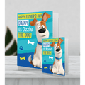 Giant Personalised Secret Life of Pets 'From The Dog' Father's Day Card an Official Secret Life of Pets Product