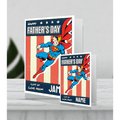 Giant Personalised Superman Father's Day Card an Official Superman Product