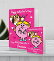 Giant Personalised Valentines Day Card Mr. Men & Little Miss 'Little Miss Princess' made from Sustainably Resourced Paper an Official Mr Men and Little Miss Product