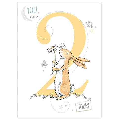 Guess How Much I Love You Age 2 Birthday Card an Official Guess How Much I Love You Product
