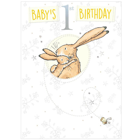 Guess How Much I Love You Baby's 1st Birthday Card an Official Guess How Much I Love You Product
