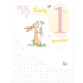 Guess How Much I Love You Girl's 1st Birthday Card an Official Guess How Much I Love You Product