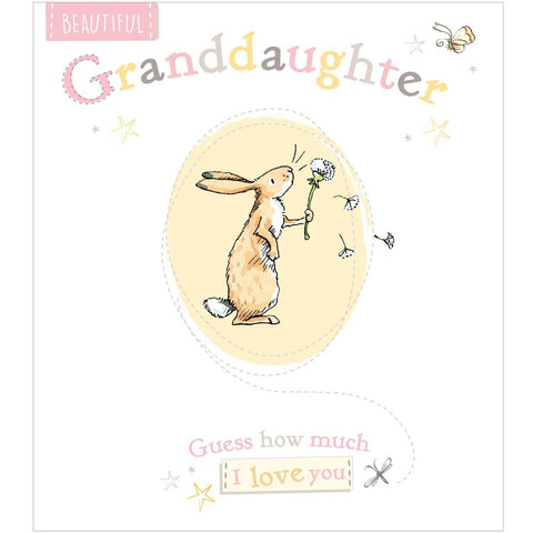 Guess How Much I Love You Granddaughter Birthday Card an Official Guess How Much I Love You Product