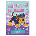 'Happy Mothers Day' Mothers Day Personalised Card by Paw Patrol an Official Paw Patrol Product