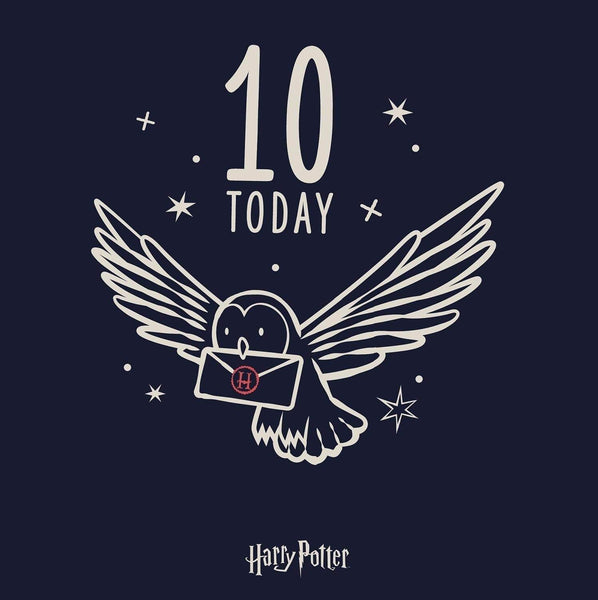 Harry Potter Age 10 Birthday Card an Official Harry Potter Product