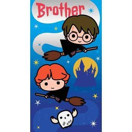 Harry Potter Brother Birthday Card an Official Harry Potter Product