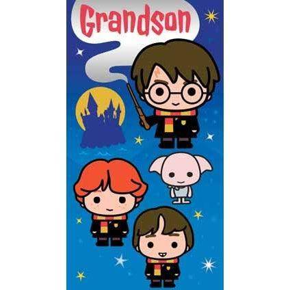 Harry Potter Grandson Birthday Card an Official Harry Potter Product