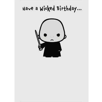 Harry Potter Wicked Birthday Card an Official Harry Potter Product
