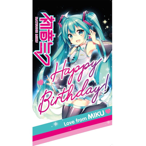 Hatsune Miku Birthday Card åˆéŸ³ãƒŸã‚¯ an Official Hatsune Miku Product