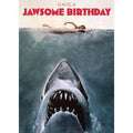 Jaws Retro Birthday Card an Official Jaws Product