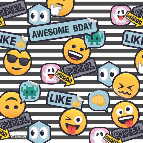 JoyPixels Emoji Awesome B-Day Card an Official JoyPixels Product