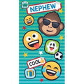 JoyPixels Emoji Nephew Birthday Card an Official JoyPixels Product