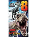 Jurassic World Age 8 Birthday Card an Official Jurassic World Product