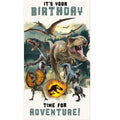 Jurassic World Birthday Adventure Card, Officially Licensed Product an Official Jurassic World Product