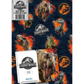 Jurassic World Gift Wrap 2 Sheets & Tags an Official Jurassic World Product