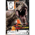 Jurassic World Personalise Age/Name Birthday Card an Official Jurassic World Product