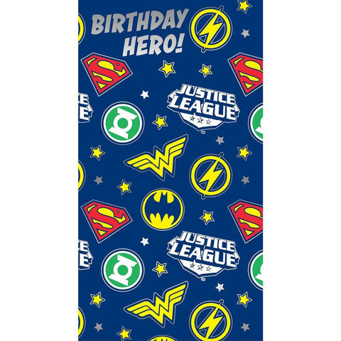 Justice League Birthday Card, Official Product an Official Warner Bros Product