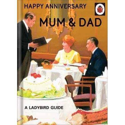 Ladybird Books For Grown-Ups   Anniversary Mum & Dad Card an Official Ladybird Product