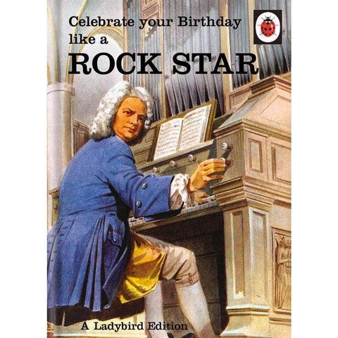 Ladybird Books For Grown-Ups Rock Star Birthday Card an Official Ladybird Product