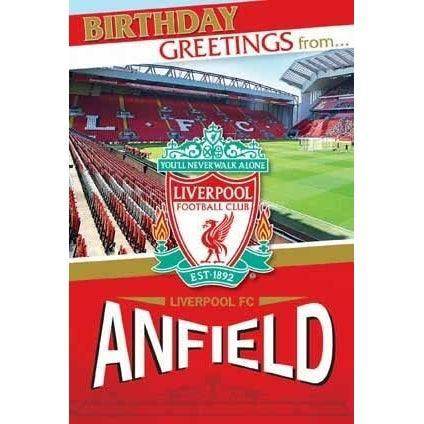 Liverpool Anfield Stadium Pop Up Card an Official Liverpool FC Product