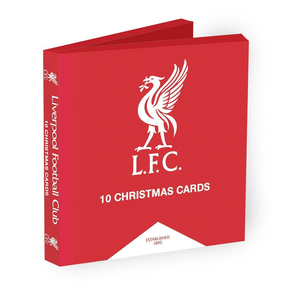 Liverpool Football Club Christmas Multipack of 10 Cards an Official Liverpool FC Product