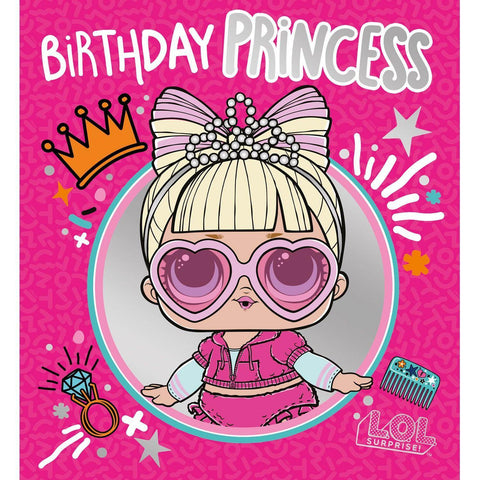LOL Surprise Birthday Princess Card an Official LOL Surprise Product