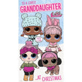 LOL Surprise Granddaughter Christmas Card an Official LOL Surpise Product