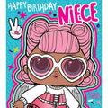 LOL Surprise Niece Birthday Card an Official LOL Surprise Product