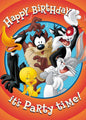 Looney Tunes Birthday Card, Official Product an Official Danilo Promotions Product