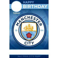 Manchester City Any Age, Any Name, Sticker Personalised Card an Official Manchester City FC Product