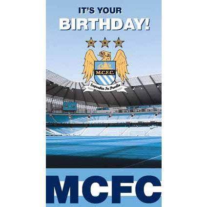 Manchester City It's Your Birthday Greeting Card an Official Manchester City FC Product