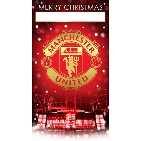 Manchester United Any Name Christmas Card an Official Manchester United FC Product