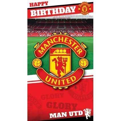 Manchester United Happy Birthday Card an Official Manchester United FC Product