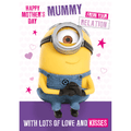 Minion Mother's Day Personalised Card by Despicable Me an Official Despicable Me Product